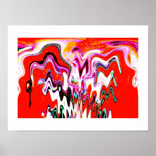 Affiches art de l'esprit du volcan (Devant)