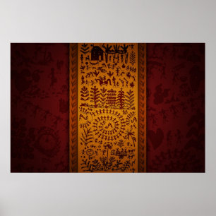 Affiches Art de Warli