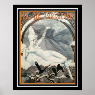 Affiches Art Deco Vie Parisienne Winter 1926  16 x 20