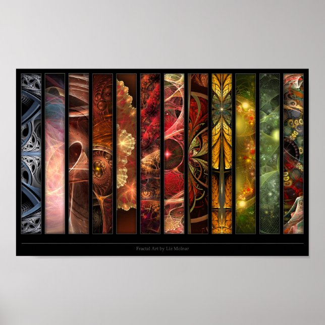 Affiches Art fractal de Liz Molnar (Devant)