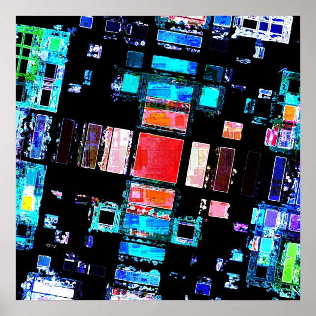 Affiches Art géométrique Abstrait (Devant)