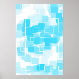 Affiches Art géométrique "Eau"