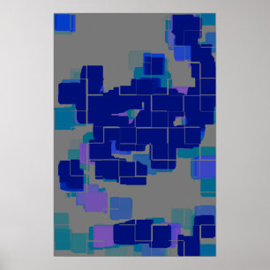 Affiches Art géométrique "Lake"