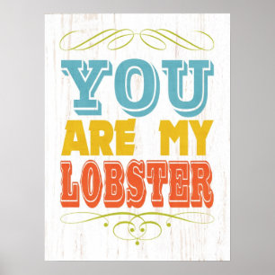 Affiches Art Inspirationnel - Homard