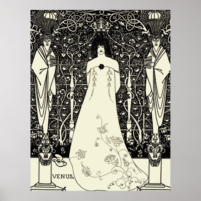 Affiches Art Nouveau Aubrey Beardsley Venus (Devant)
