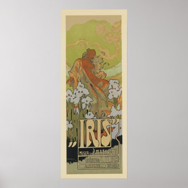 Affiches Art Nouveau - Iris (Devant)