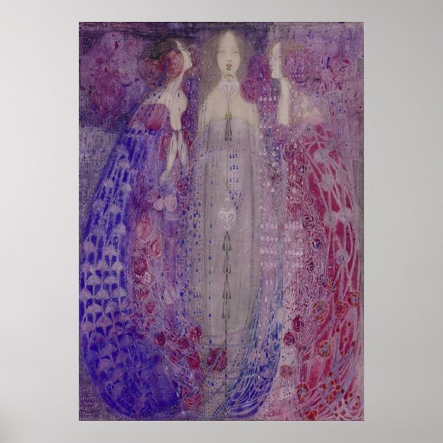 Affiches Art Nouveau Trois parfums MacDonald 1912 (Devant)