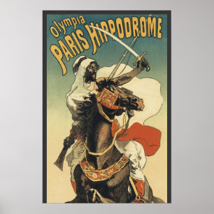 Affiches Art Nouveau vintage, Arabes du désert du Sahara