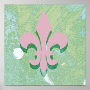 Affiches Art numérique Fleur-de-Lis