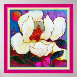Affiches ART-ON-CANVAS : Magnolia Heat.12"x12"