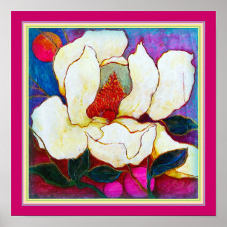 Affiches ART-ON-CANVAS : Magnolia Heat.12"x12"
