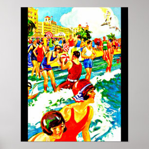 Affiches Art-Plage de voyage d'Affiche-Cru
