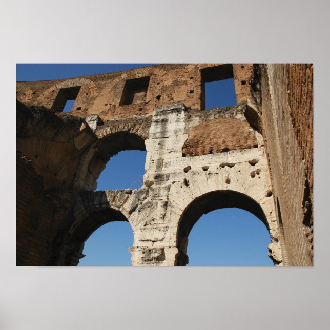 Affiches Art romain. Le Colosseum ou Flavien 5 (Devant)