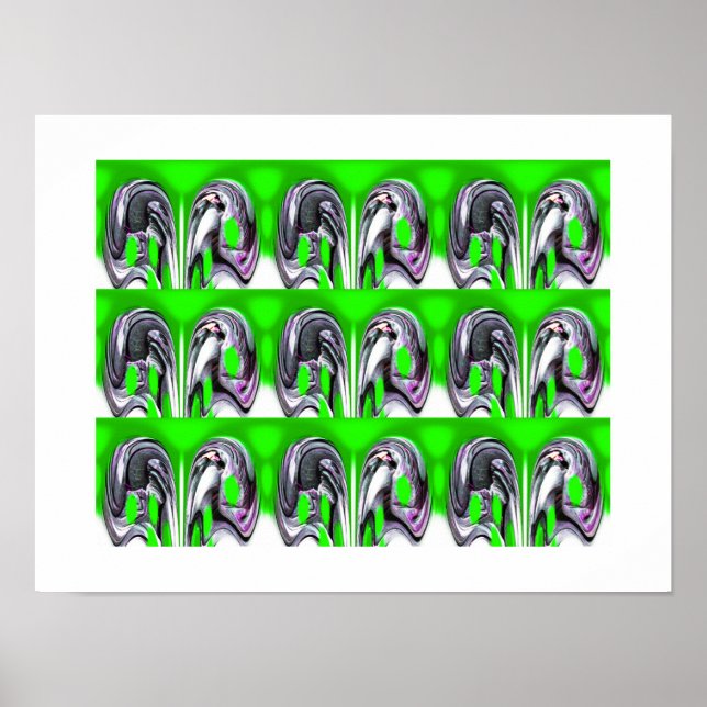 Affiches Art vert chanceux (Devant)