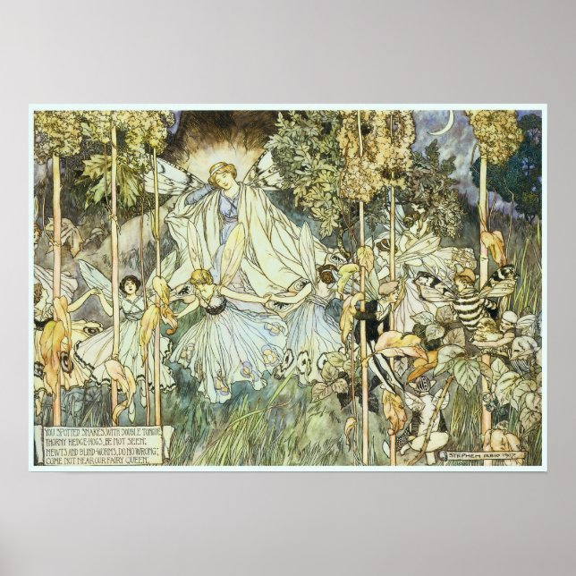 Affiches Art victorien Fairy Queen (Devant)