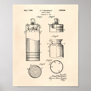 Affiches Art vieux Peper de brevet du dispositif trembleur