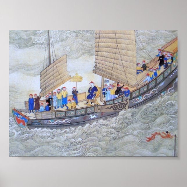 Affiches Art vintage chinois ancien (Devant)