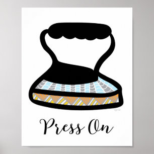 Affiches Art vintage de mur de buanderie de fer