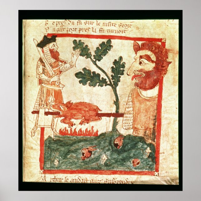 Affiches Arthur rencontre le géant qui torréfie un cochon s (Devant)