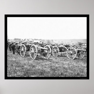 Affiches Artillerie à Richmond, VA 1862