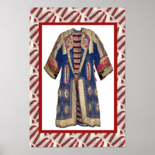 Affiches artisanat roumain, cacao brodé t4