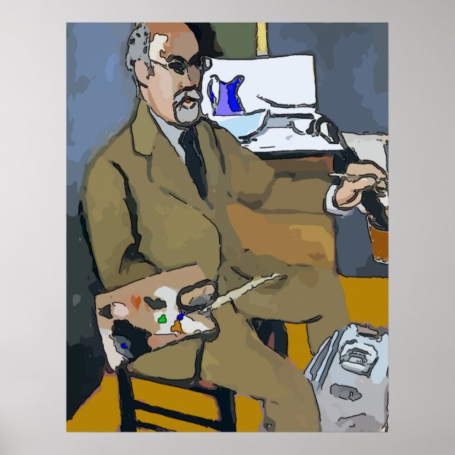 Affiches Artiste Autoportrait (Devant)