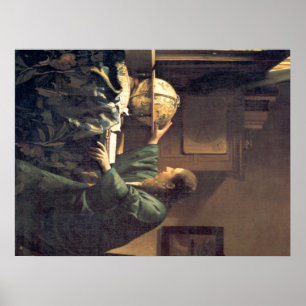 Affiches Artiste néerlandais Vermeer Peinture de l'astronom