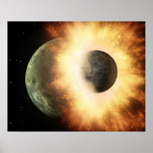 Affiches Artist's concept of a celestial body