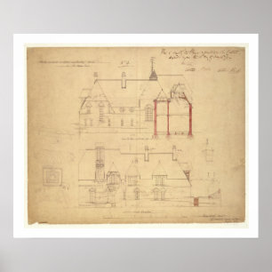 Affiches Ascenseurs pour The Red House, Bexley Heath (stylo