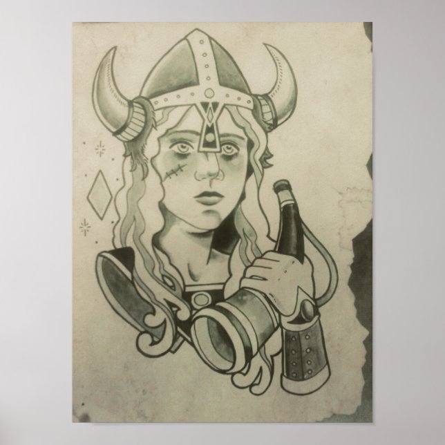 Affiches Ashley Thomas : "Valkyrie" (Devant)