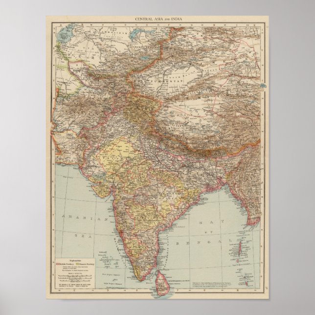 Affiches Asie centrale, Inde (Devant)