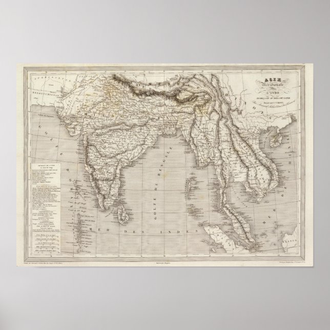 Affiches Asie du Sud, Inde (Devant)