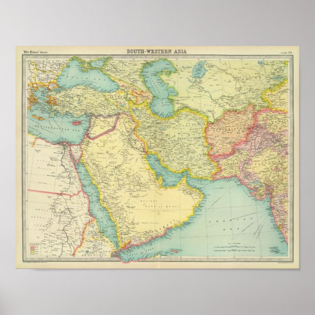 Affiches Asie du Sud-Ouest (Devant)