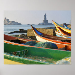 Affiches Asie, Inde, Tamil Nadu, Kanniyakumari 2