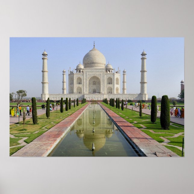 Affiches Asie, Inde, Uttar Pradesh, Agra. Le Taj (Devant)