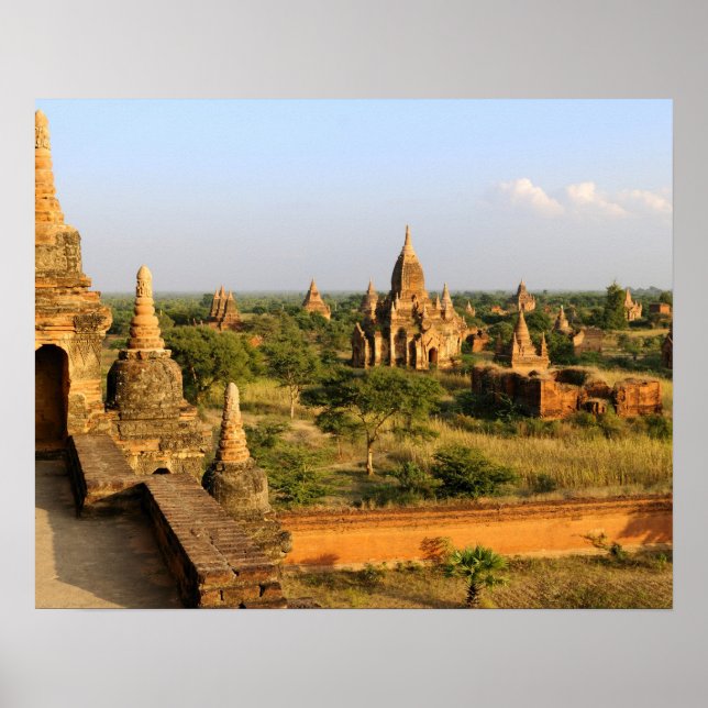 Affiches Asie, Myanmar (Birmanie), Bagan (Pagan). Divers (Devant)