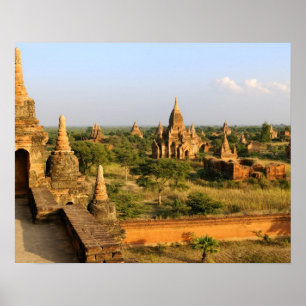 Affiches Asie, Myanmar (Birmanie), Bagan (païen). Varié