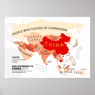 Affiches Asie Selon la Chine