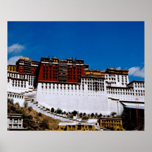 Affiches Asie, Tibet, Lhasa, Palais du Potala dit Rouge 2
