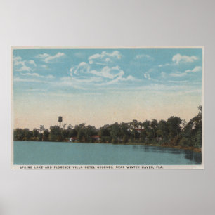 Affiches Asile d'hiver, la Floride - vue de l'eau du