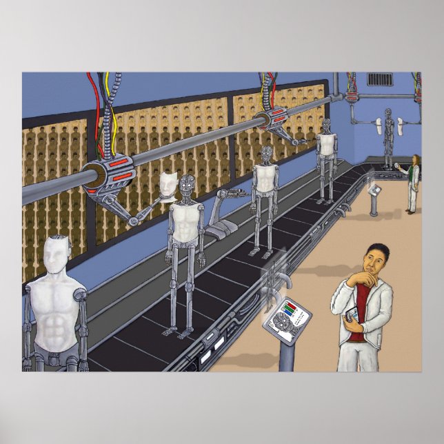 Affiches Assemblage robotique (Devant)