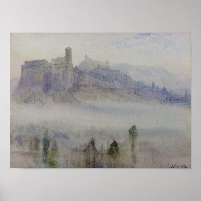 Affiches Assisi, Tôt Le Matin (Devant)