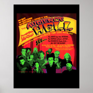 Affiches Assistance d'affiche de théâtre d'enfer