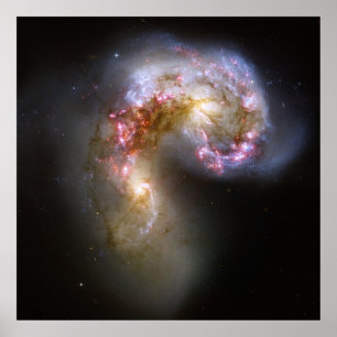 Affiches Astronomie spatiale Antennae Galaxies