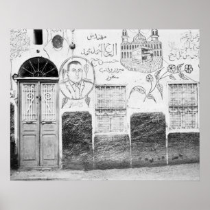 Affiches Aswan Egypte, Maison Décorée
