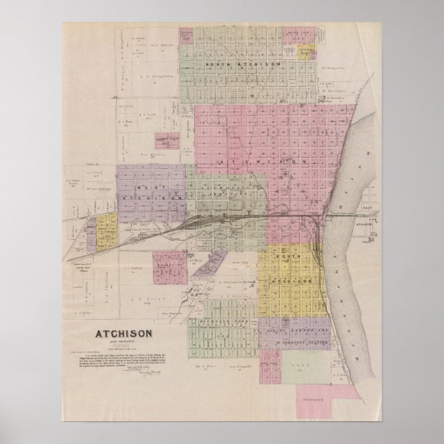 Affiches Atchison et environs, Kansas (Devant)