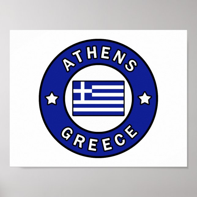 Affiches Athènes Grèce (Devant)