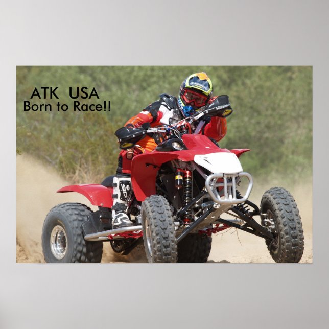 Affiches ATK 450 Quad Racing (Devant)