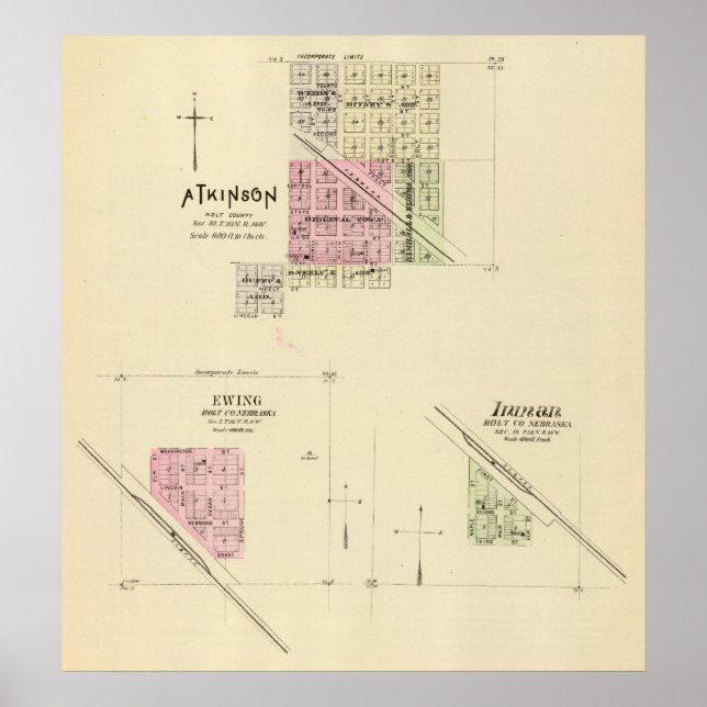 Affiches Atkinson, Nebraska (Devant)