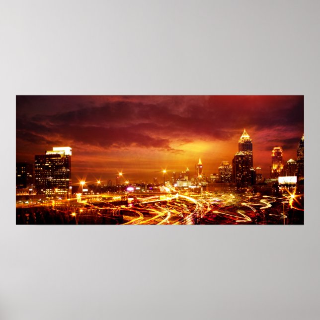 Affiches Atlanta à Dusk (Devant)